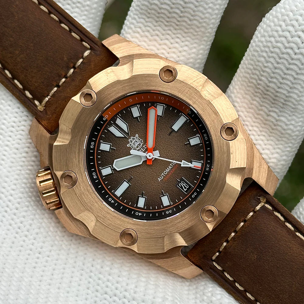 Steeldive SD1942S 45MM 1000M Solid CUSN8 Bronze Watch – WatchBoyz