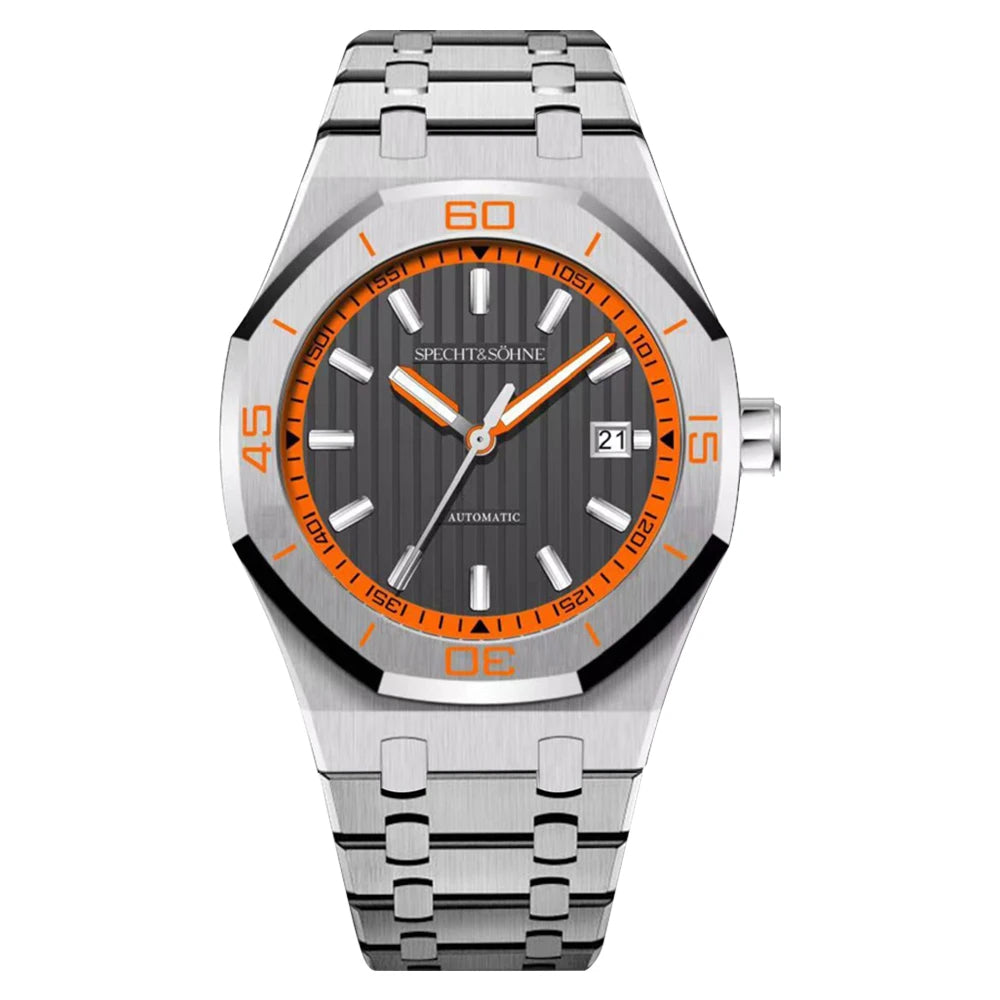 Specht & Sohne SP0018 Orange SS Automatic Watch