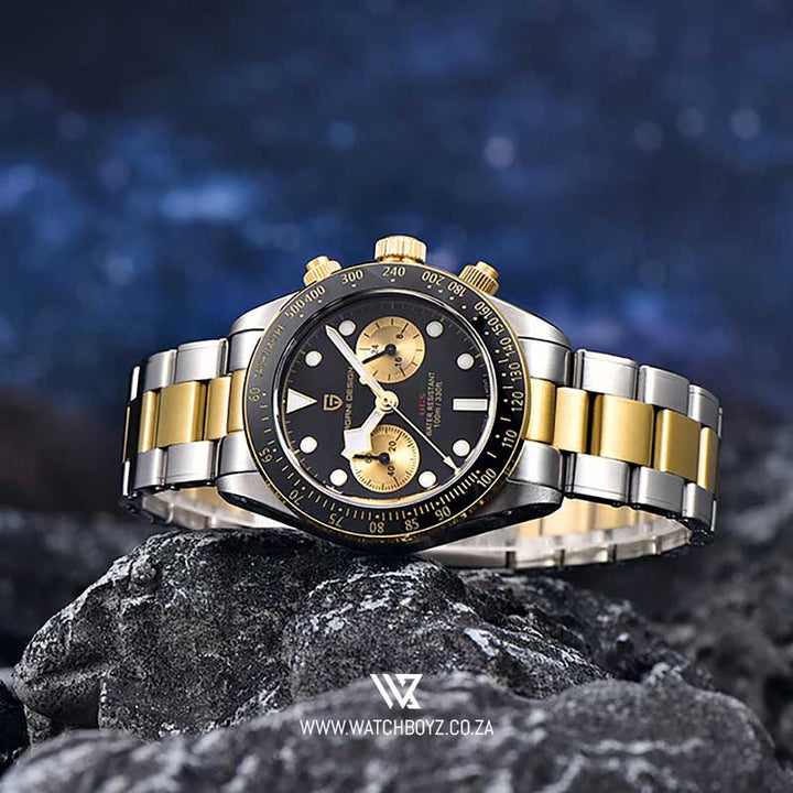 Pagani Design PD-1718 "Black Bay Chrono" Watch