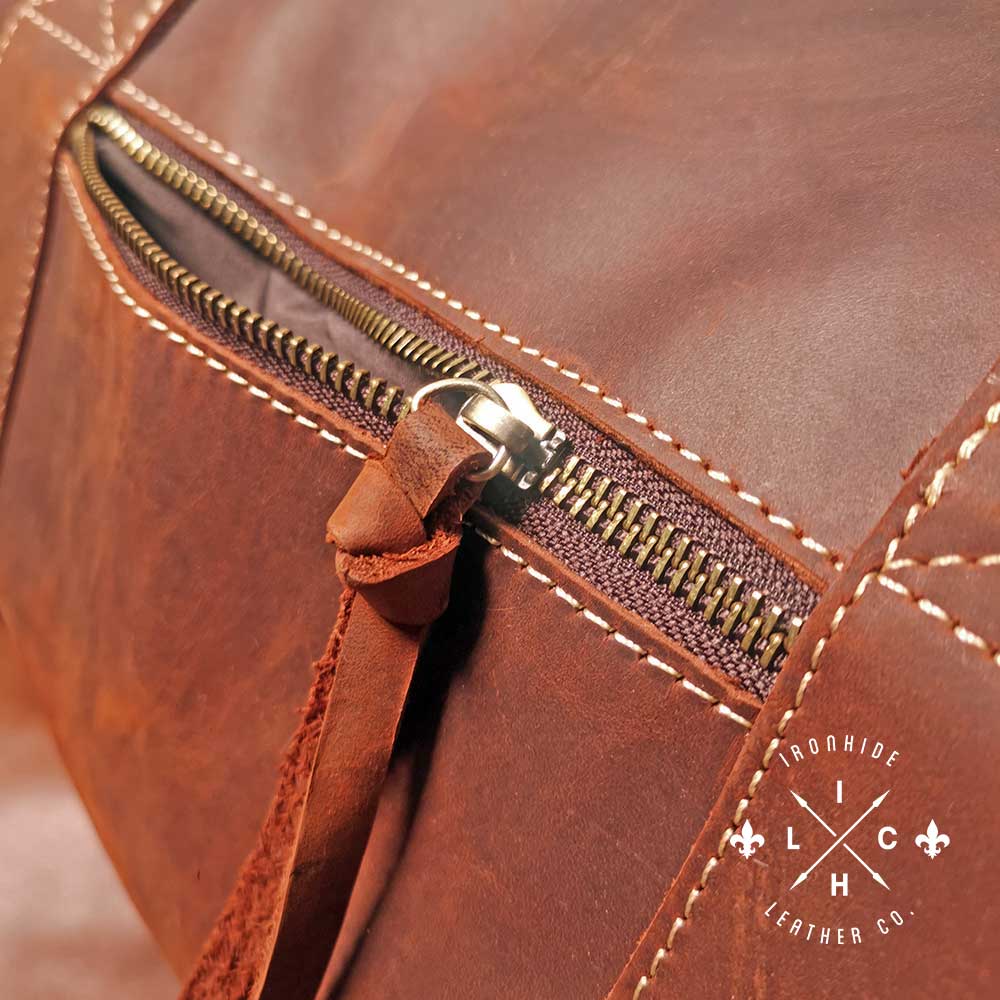 Kilimanjaro Genuine Full Grain Crazy Horse Leather Duffle Bag