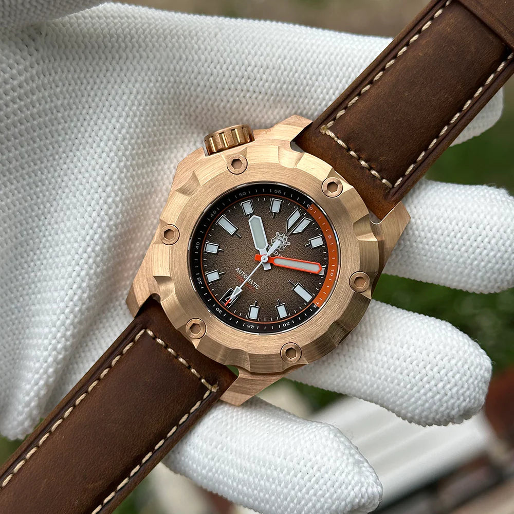 Steeldive SD1942S 45MM 1000M Solid CUSN8 Bronze Watch