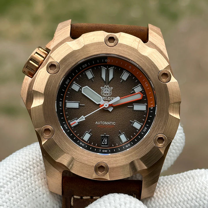 Steeldive SD1942S 45MM 1000M Solid CUSN8 Bronze Watch