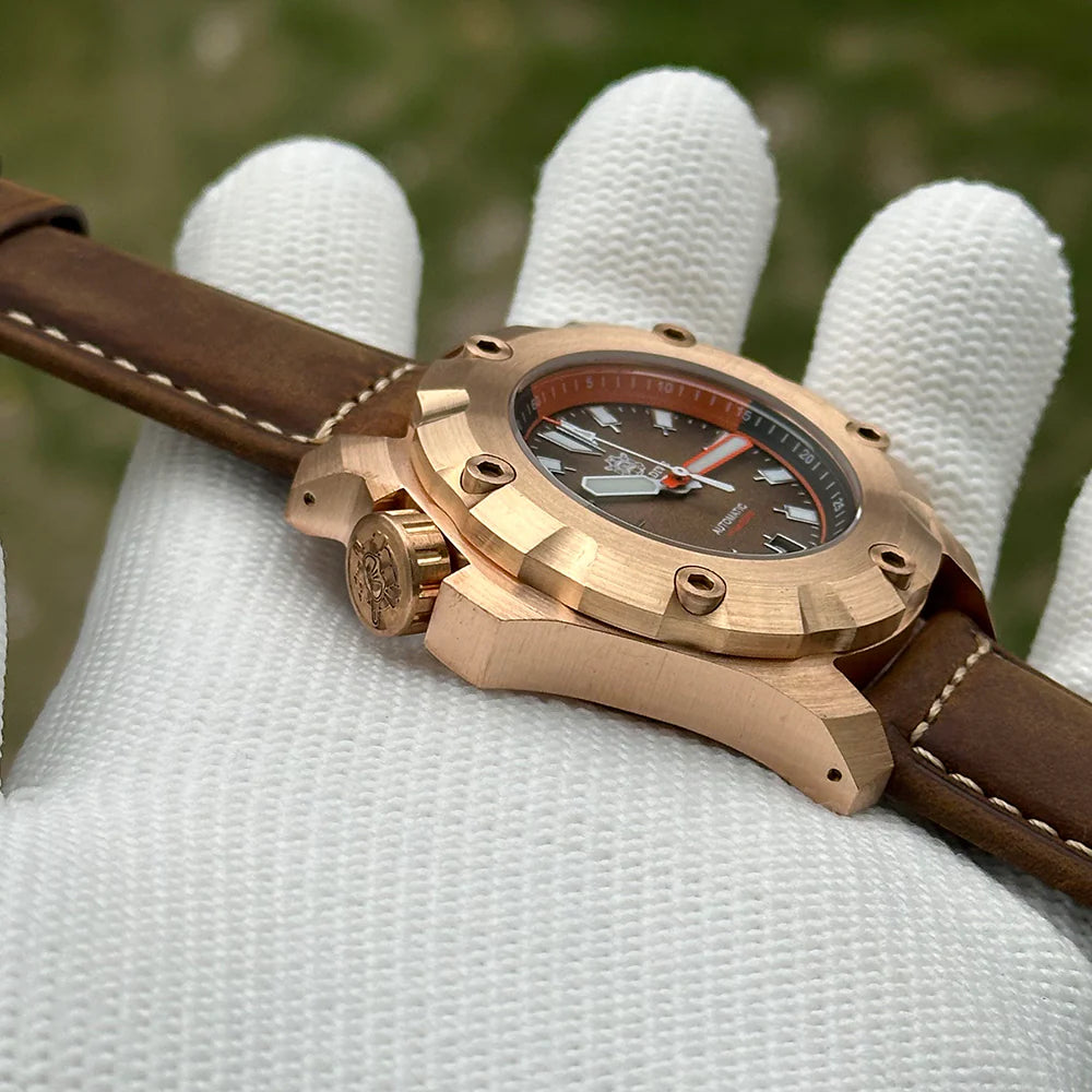 Steeldive SD1942S 45MM 1000M Solid CUSN8 Bronze Watch