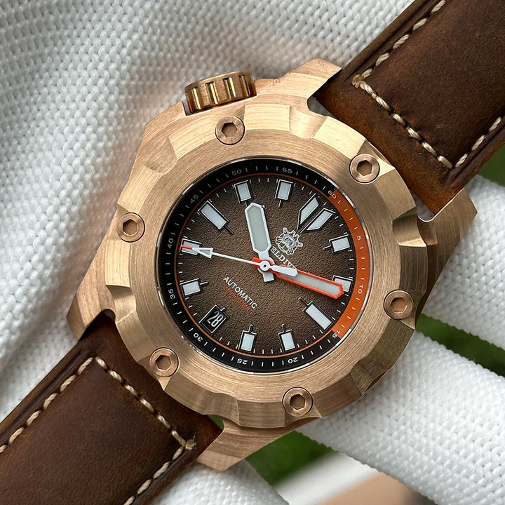 Steeldive SD1942S 45MM 1000M Solid CUSN8 Bronze Watch