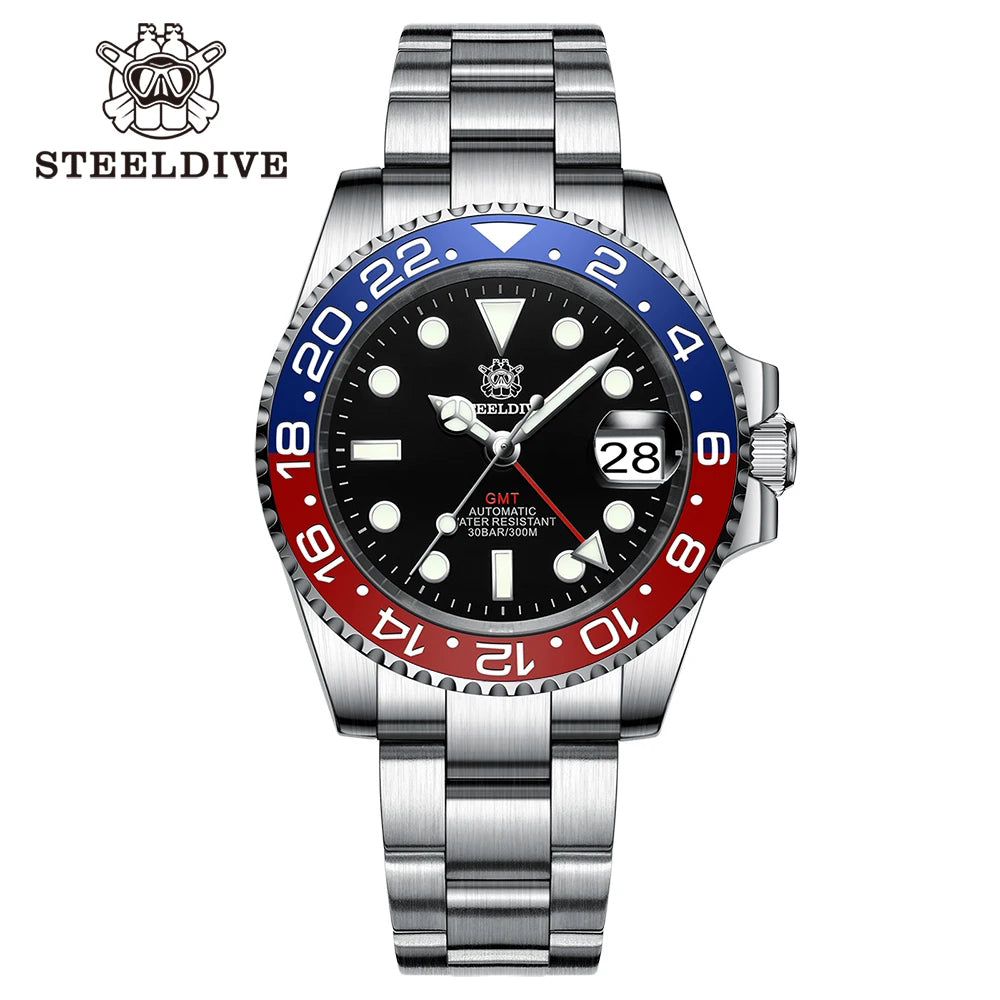Steeldive SD1993 NH34 GMT Automatic 300M Diver V2
