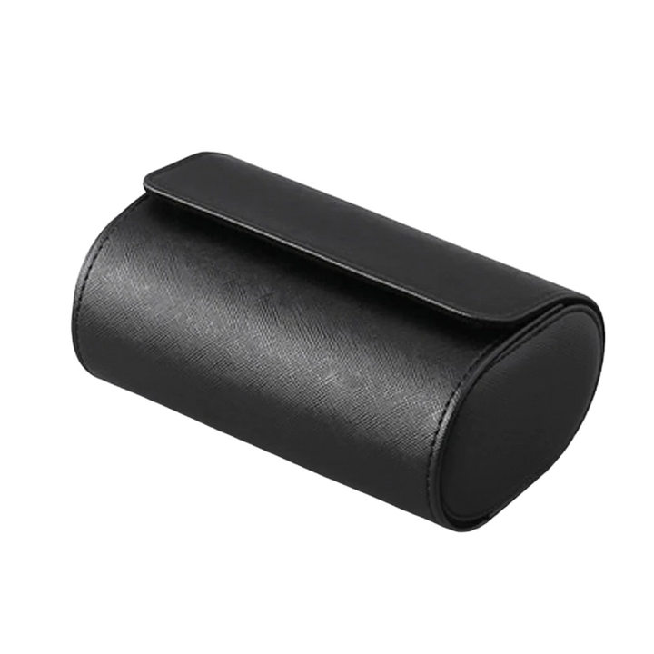 Double Watch Roll - Saffiano Black