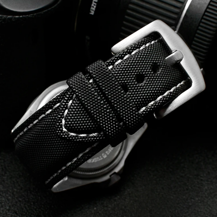 Pagani Design 20MM Hybrid Nylon & Leather Strap