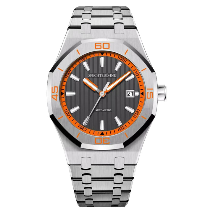 Specht & Sohne SP0018 Orange SS Automatic Watch 01