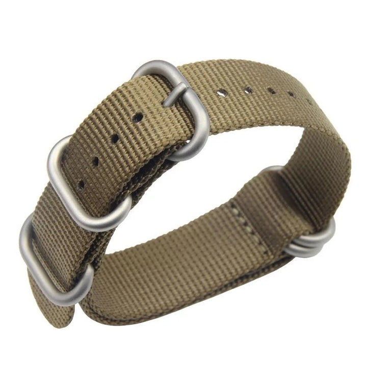 Steeldive Nylon Zulu Watch Strap Khaki