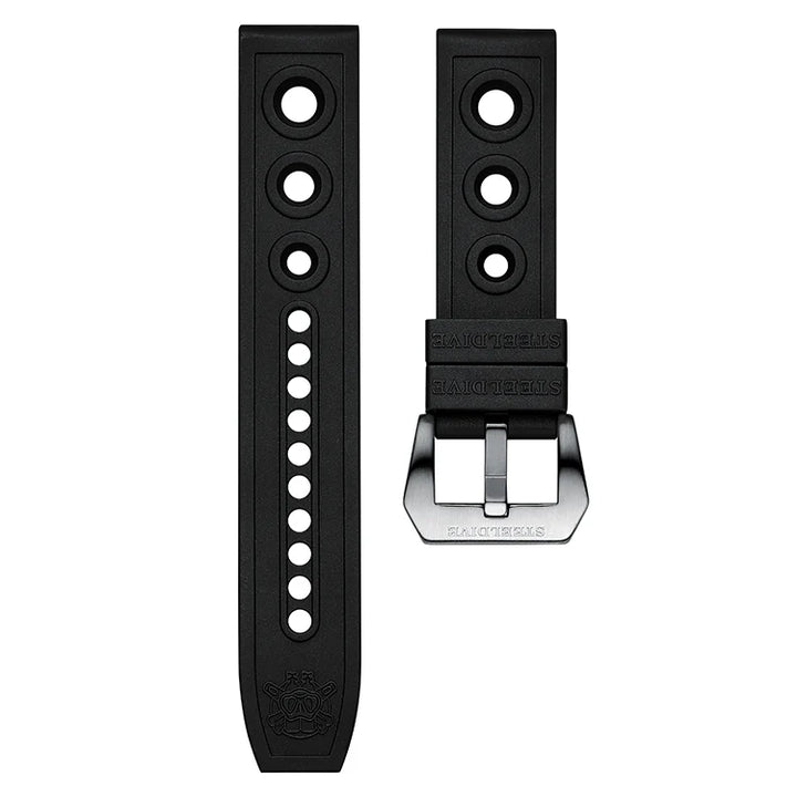 Steeldive Hole Rubber Watch Strap