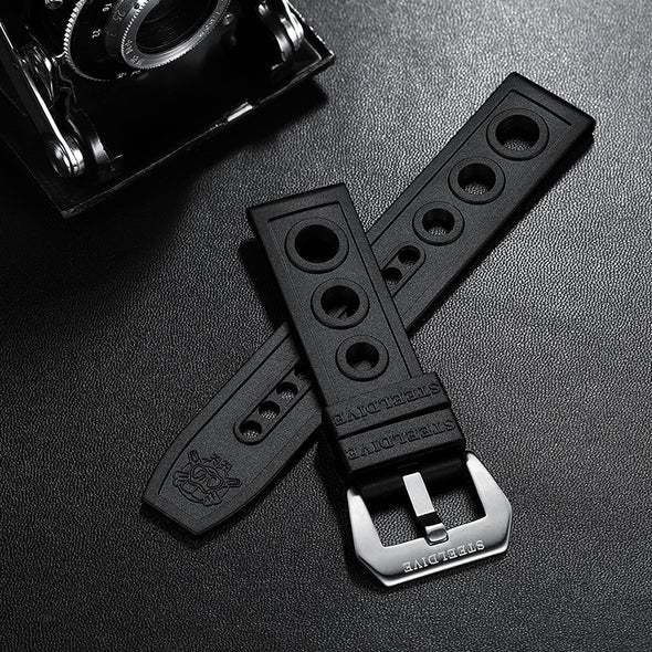Steeldive Hole Rubber Watch Strap