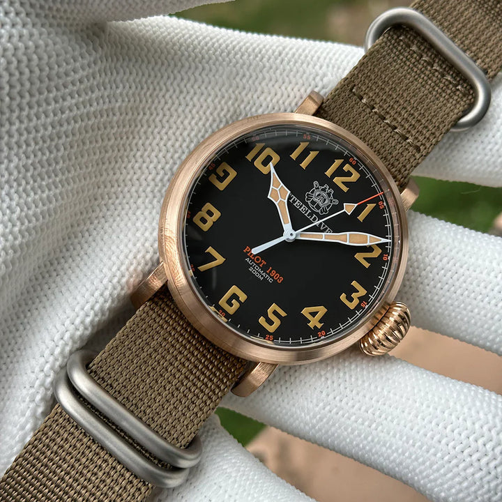 Steeldive SD1903S 200M CUSN8 Bronze Pilot Men Watch