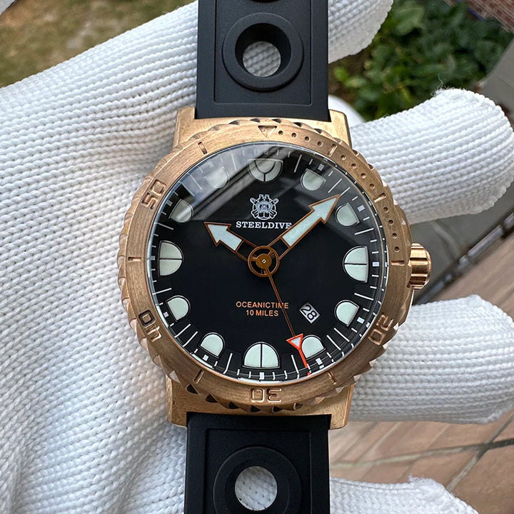 Steeldive SD1982S CUSN8 Bronze 46.5MM 25000M Dive Watch