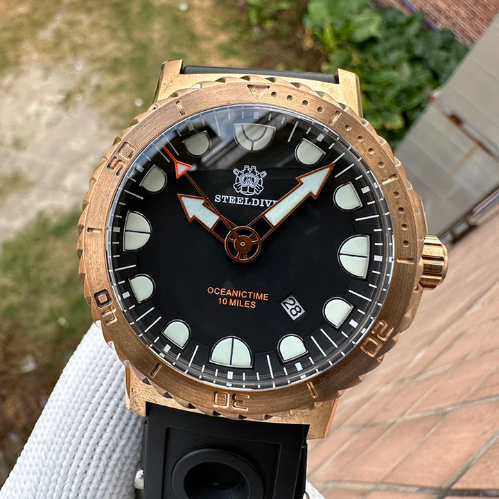 Steeldive SD1982S CUSN8 Bronze 46.5MM 25000M Dive Watch