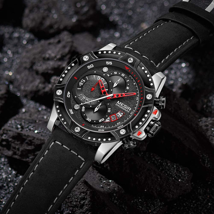Megir 2130 Chronograph Watch | WatchBoyz