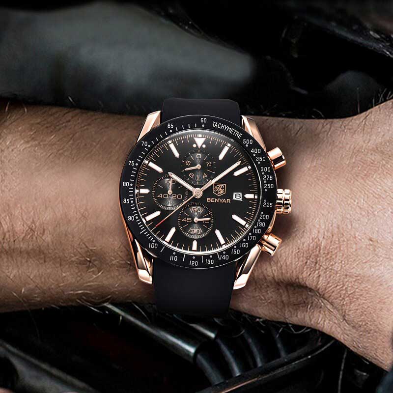 Benyar BY-5140M Chronograph Watch | WatchBoyz