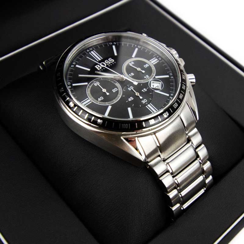 Hugo BOSS Driver Black Stainless Steel Watch Ref: 1513080