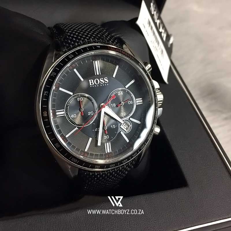 Hugo BOSS Driver Black Nylon Watch Ref: 1513087