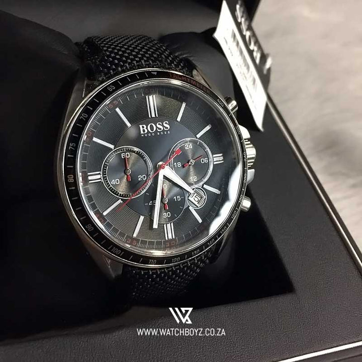 Hugo BOSS Driver Black Nylon Watch Ref: 1513087