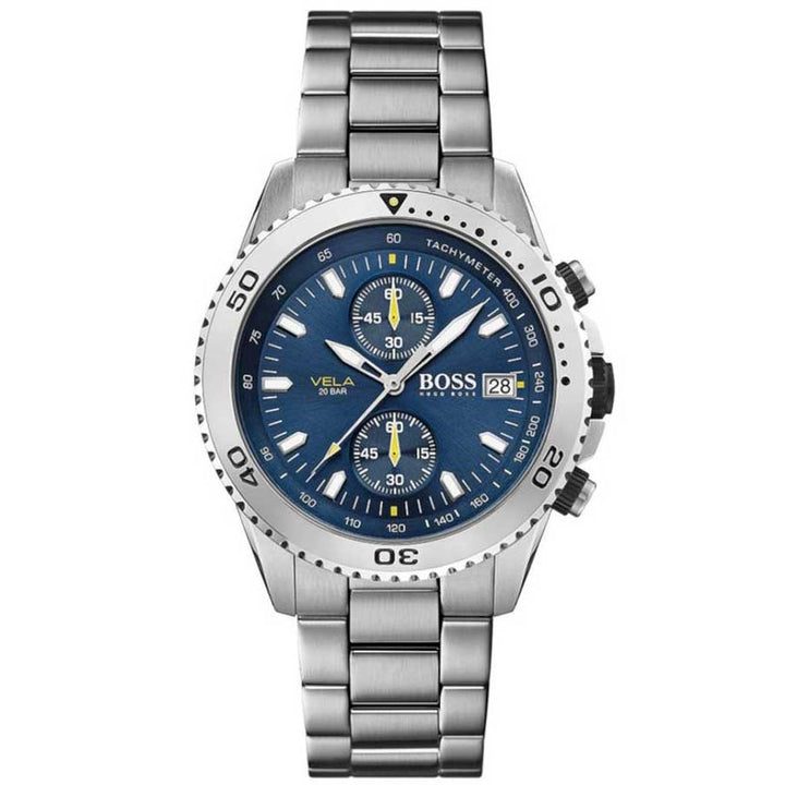 Hugo BOSS Vela Chronograph Stainless Steel Watch Ref: 1513775