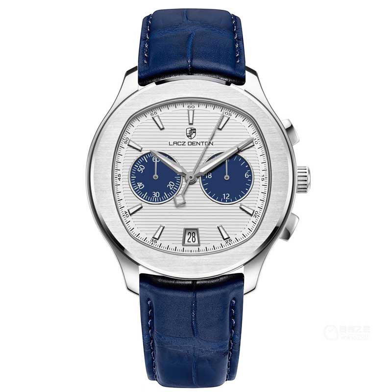 Lacz Denton LD-9108 "Polo Chrono" Leather Watch