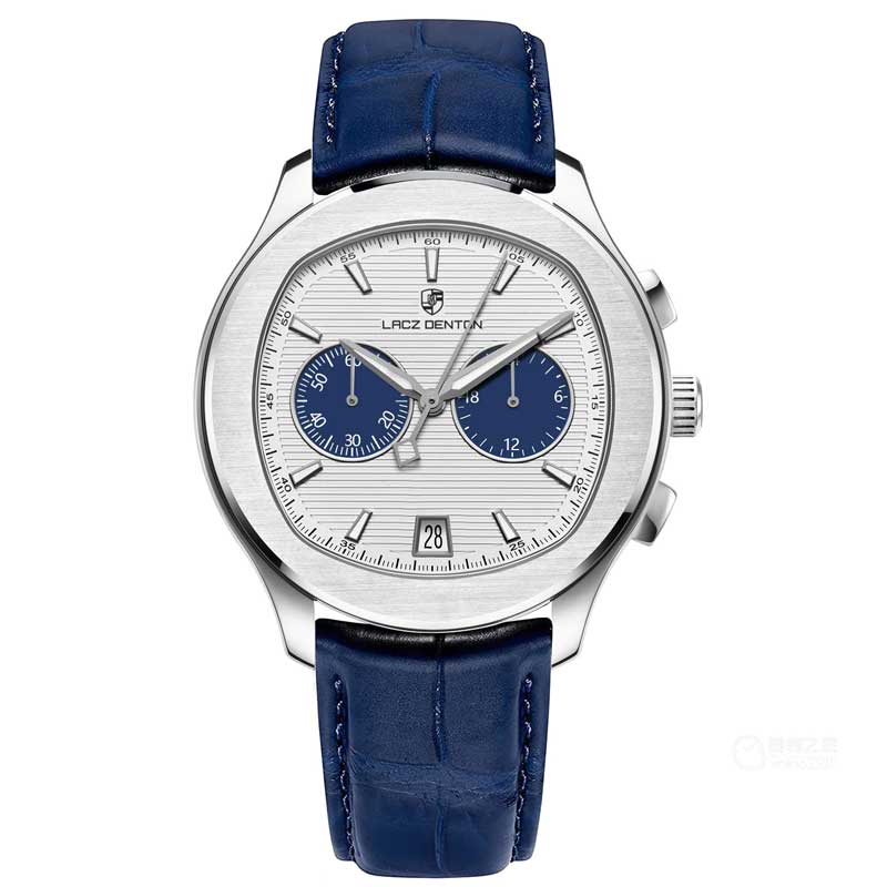 Lacz Denton LD-9108 "Polo Chrono" Leather Watch