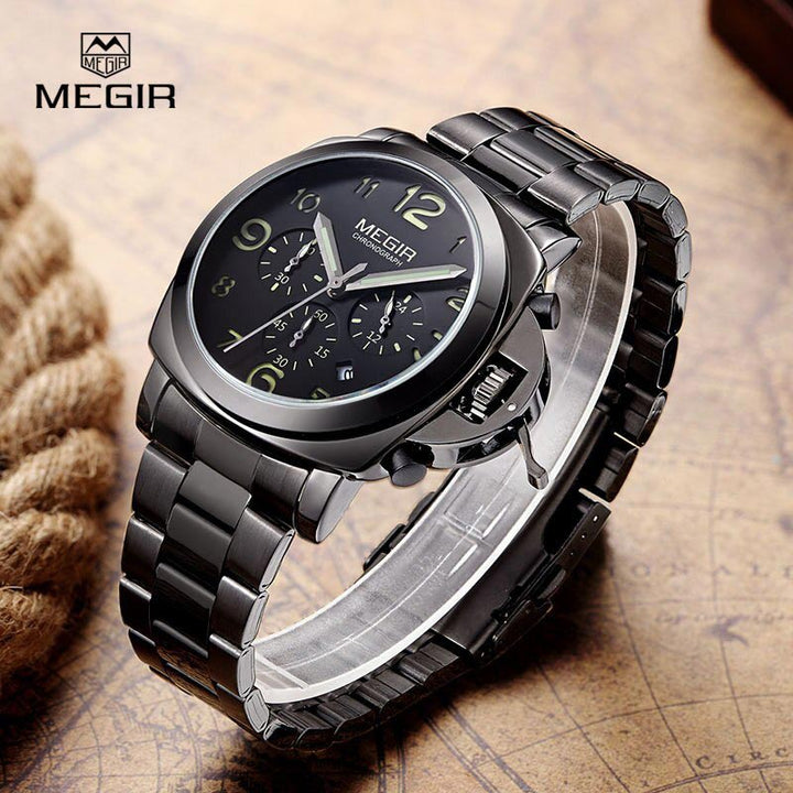 Megir 3406 "Luminor" Chronograph Watch | WatchBoyz