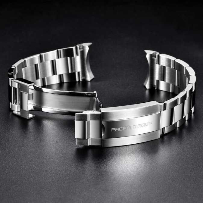 Pagani Design 21MM Oyster Stainless Steel Bracelet