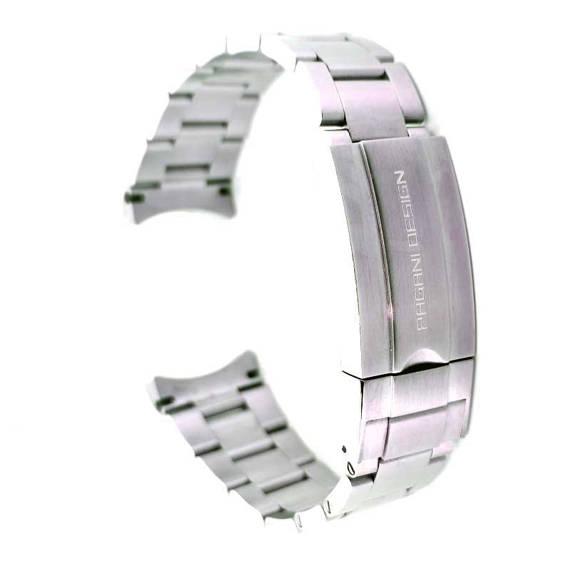 Pagani Design 20MM Oyster Stainless Steel Bracelet (Fully Brushed)