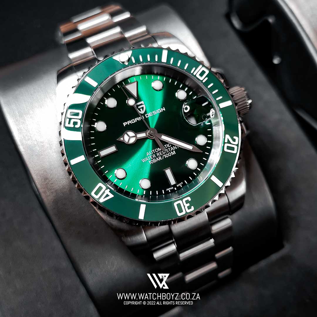 Pagani design green submariner Clearance