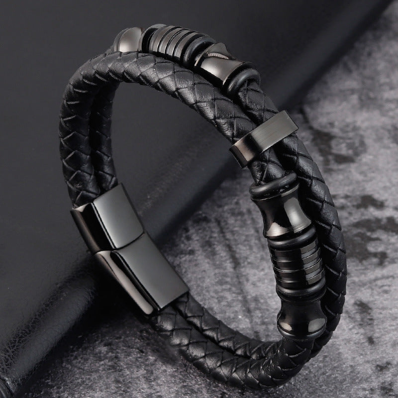 Men's "Swith Lanes" Leather Bracelet | WatchBoyz