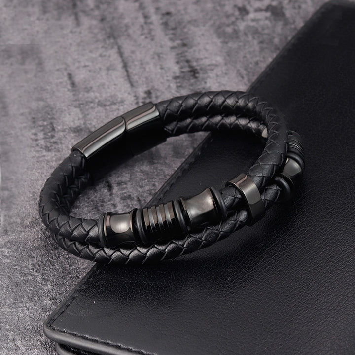 Men's "Swith Lanes" Leather Bracelet | WatchBoyz